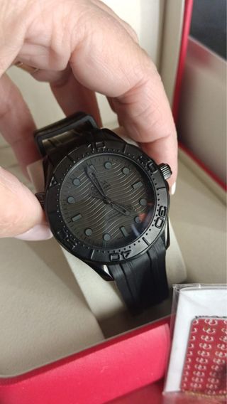 Reloj Automático Negro Gris