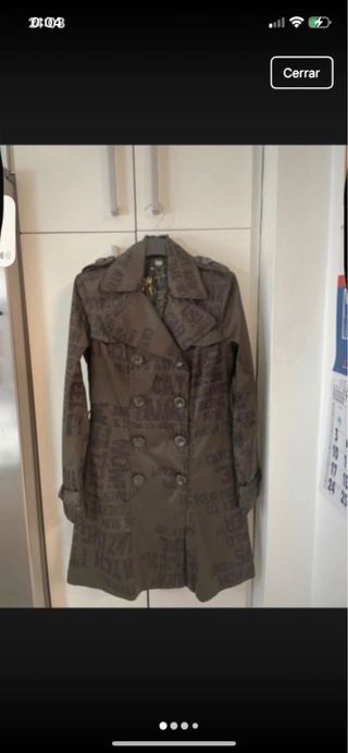 Gabardina Desigual marrón