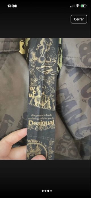 Gabardina Desigual marrón