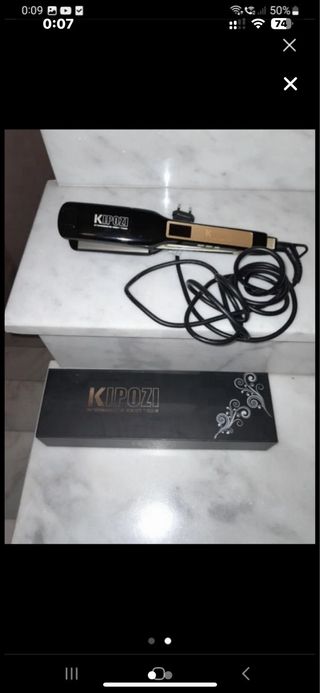 Plancha de pelo KIPOZI negra