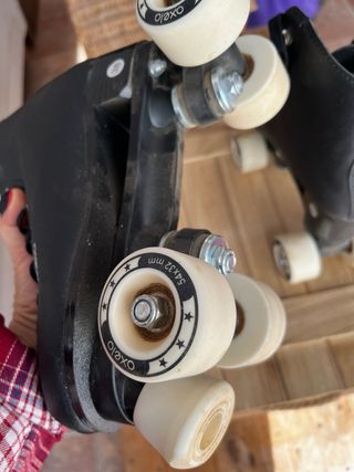 Pattini Oxelo neri taglia 38