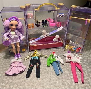 Armario Rainbow con Muñeca y Accesorios