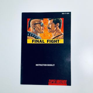 Final Fight 1 SNES (Super Nintendo) NTSC USA