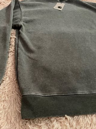 Sudadera Carhartt WIP Crewneck Gris/Verdosa M