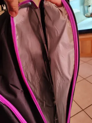 Borsa Padel Siux Nera e Fucsia