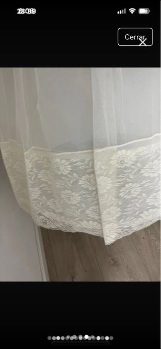 Cancán comunión o graduación 80 cm largo