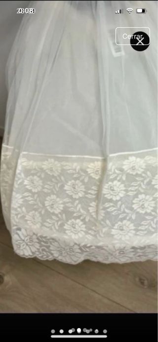 Cancán comunión o graduación 80 cm largo