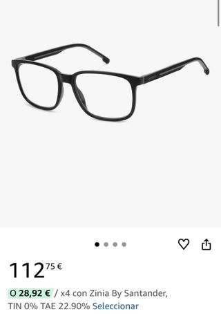 Gafas de lectura Carrera 109493 Negras