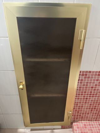 Puerta o Ventana Aluminio Dorado