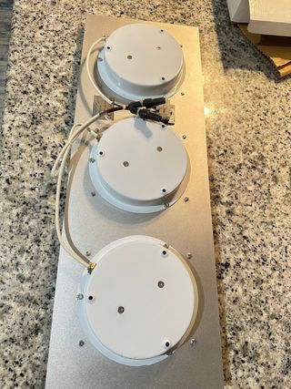 Plafón gris 3 luces 40W 230V