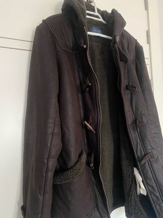 Abrigo Zara Vintage Marrón Talla M