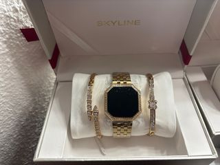 Set di orologi e bracciali in acciaio