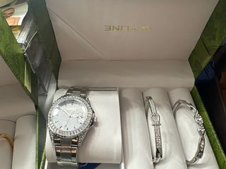 Set di orologi e bracciali in acciaio