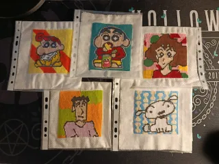 Cuadros Punto de Cruz Shin Chan