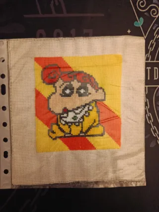 Cuadros Punto de Cruz Shin Chan