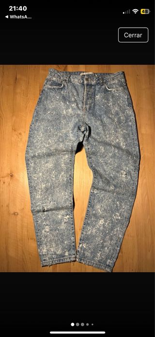 Vaqueros Bershka efecto lavado