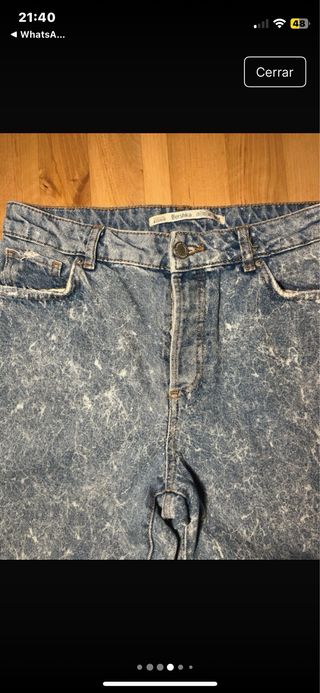 Vaqueros Bershka efecto lavado