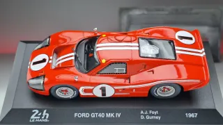 Ford GT40 Mk IV 1967 Le Mans maqueta 1/43 Altaya
