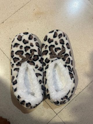 Zapatillas de invierno con estampado de leopardo