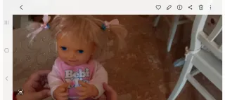 Bambola interattiva vintage