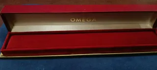 Estuche Caja Reloj Omega Roja