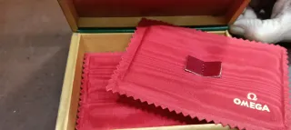 Estuche Caja Reloj Omega Verde