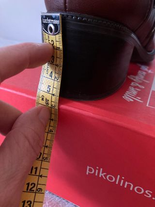 Botines Pikolinos piel marrón talla 39