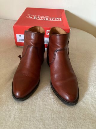 Botines Pikolinos piel marrón talla 39