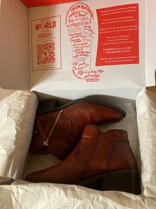 Botines Pikolinos piel marrón talla 39