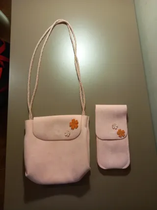 Bolso infantil + Complemento floral