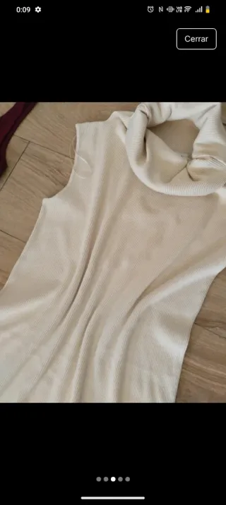 Vestiti lunghi marrone e crema