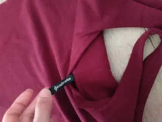 Vestiti lunghi marrone e crema