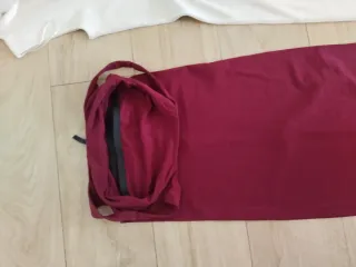 Vestiti lunghi marrone e crema