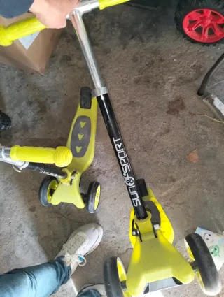 Patinete 3 Ruedas Sun & Sport Amarillo