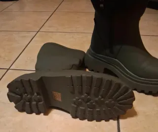 Stivali verdi militari donna