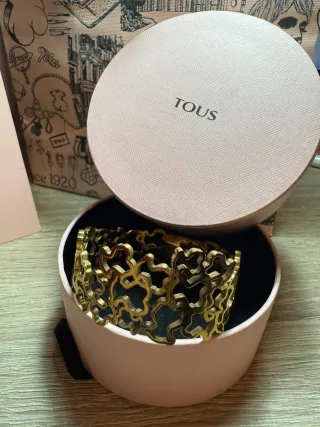 Pulsera Tous Oso Dorada