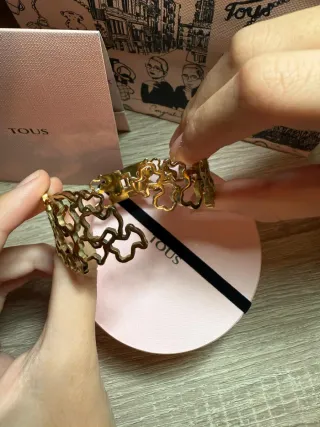 Pulsera Tous Oso Dorada