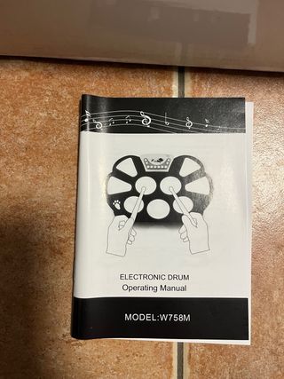 Batería Eléctrica Portátil (Roll Up Drum Kit)