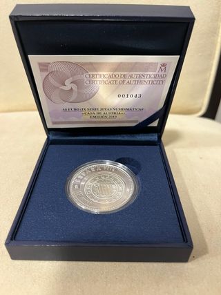 Moneta 10 Euro Spagna 2019 Casa d'Austria