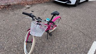 Bicicleta infantil rosa CONOR paseo