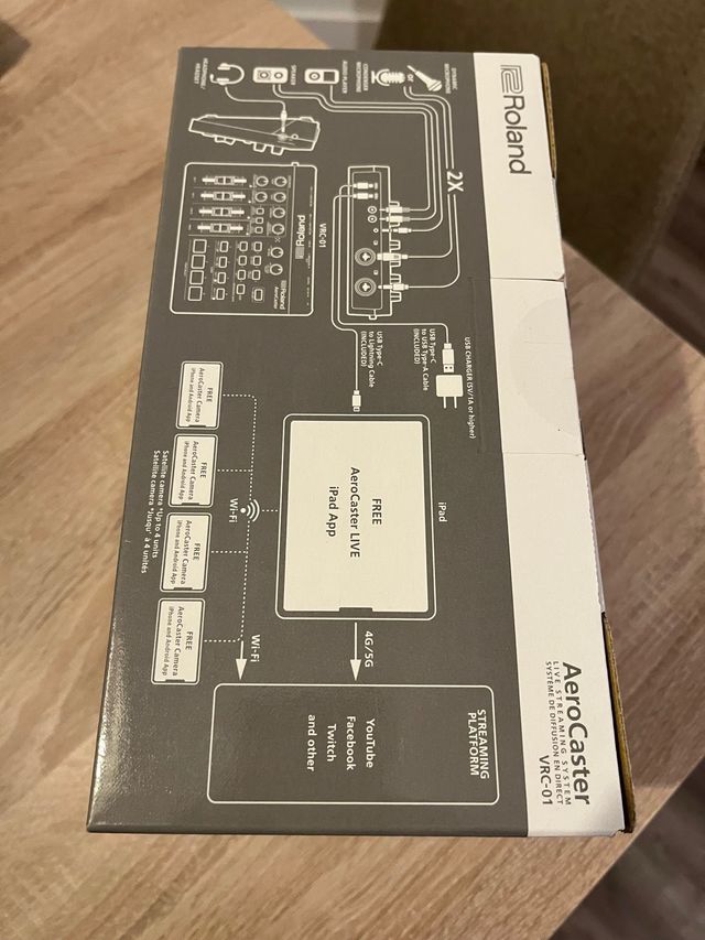 Roland AeroCaster VRC-01 Sistema Livestreaming
