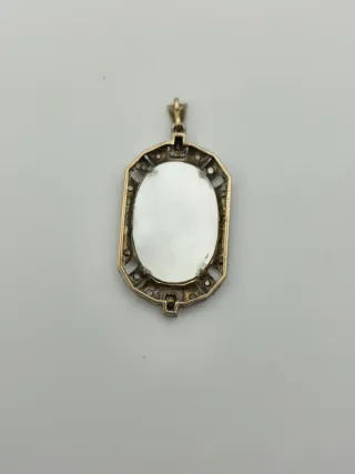 Colgante platino oro 18k  Virgen Niña