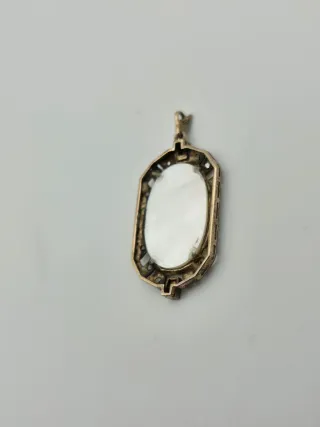 Colgante platino oro 18k  Virgen Niña