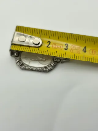 Colgante platino oro 18k  Virgen Niña