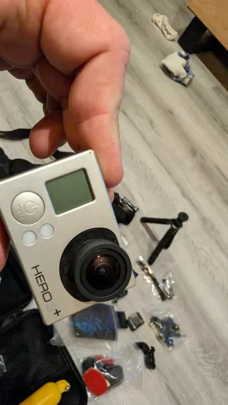 Go Pro Hero 3 con todos los accesorios