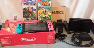Nintendo Switch Rosso/Blu + Giochi