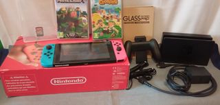 Nintendo Switch Rosso/Blu + Giochi