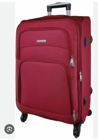 Maleta de viaje roja