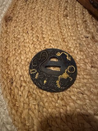 Katana en caja de madera