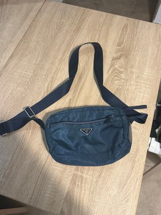 Bolso Prada Azul Nylon
